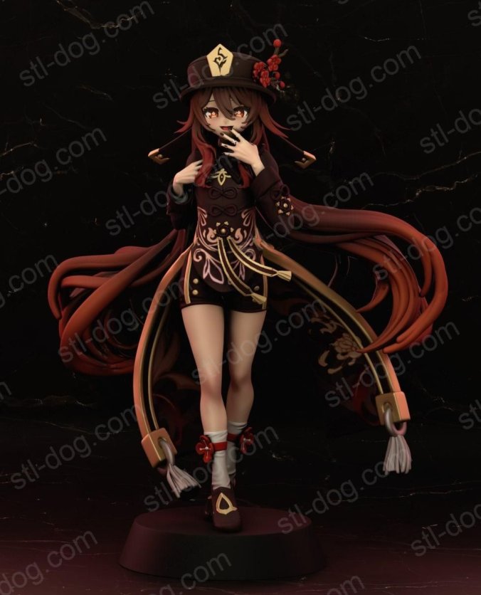 原神 胡桃 (Hutao) 3D打印图纸